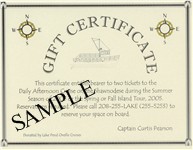 Sample Gift Certificate